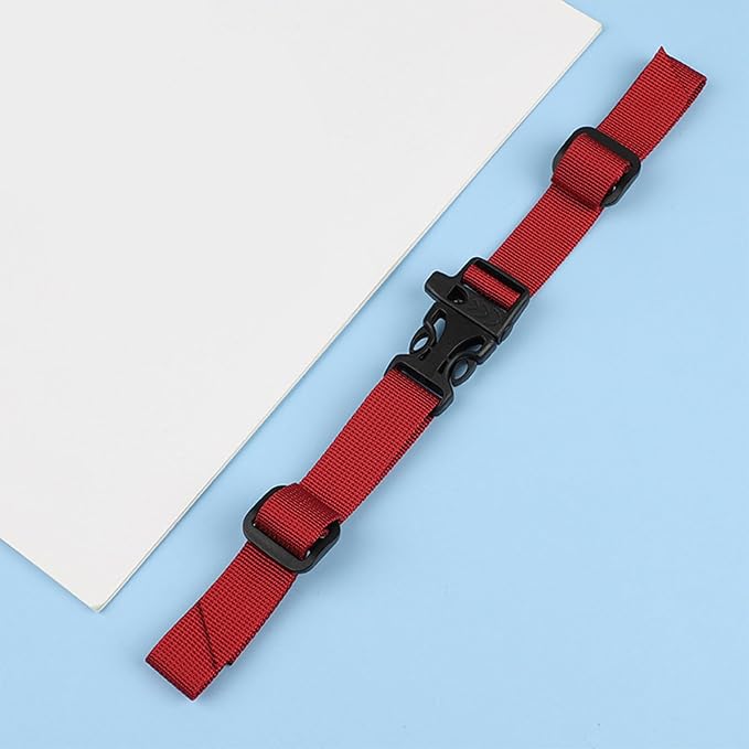 Backpack Chest StrapAdjustable BackpackChest StrapChest Bag Strap Adjustable Shoulder Strap(Red)