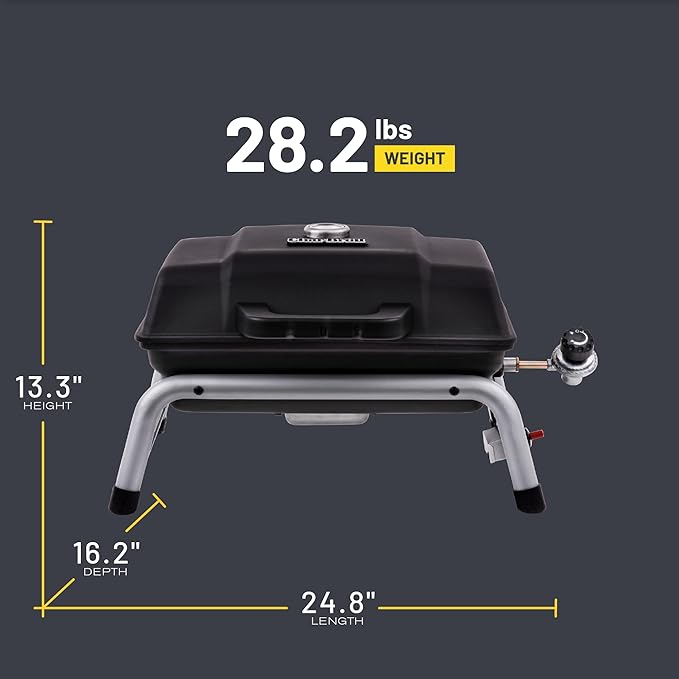 Charbroil 1-Burner Portable Propane Gas Grill Black – 17402049