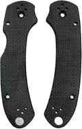1 Pair Custom Micarta Linen Scales Handle Replacement Fits for C223 Para3(Black)