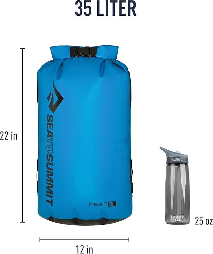 Sea to Summit Hydraulic Dry Bag Heavy-Duty Dry Storage 35 Liter Blue