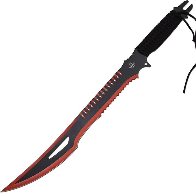Snake Eye Tactical Fantasy Sword w/Nylon Sheath Machete Outdoors Camping