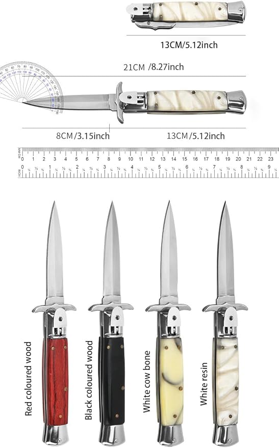 Folding Knife3.15 3cr13 Stainless steel for Camping Hiking and Survival Great for Cutting Fruits and Vegetables (A4)