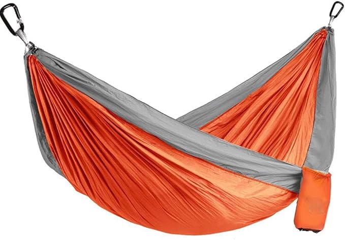Portable Hammock Hammock Double &amp Single Portable Hammock Lightweight Nylon Parachute Hammocks Camping Accessories Gear for Backpacking Beach (Color : K/Single)