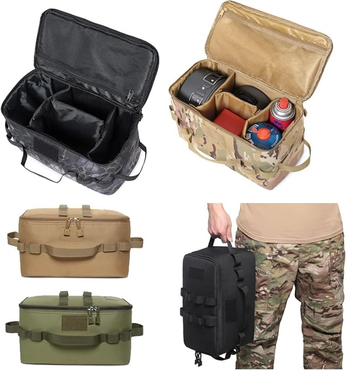 Outdoor Sports Molle Hiking Camping Backpack Tactical Camouflage Pack Kit Pouch Bag - Black