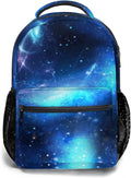 Galaxy Backpack for Teen Girls and Boys Cosmic Pattern Lightweight School Backpack 17.32 x 12.59 x 5.9 Inch for Ages 10 to 14 Starry Sky Bookbag for Back to School and Daily Use