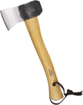 PRANDI Camping Hatchet 1.10 lb - Hickory Handle 13in - Ideal for Camping Travel and Bushcraft - Made in Italy