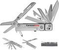 Caressolove Detachable Multitool Camping Knife Survival EDC Tools - Tactical Foldable Saw Pocket Knife Scissors Bottle Opener Can Opener File All in One Tool for Camping Hiking Fishing