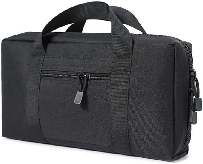 Gun Carry Bag Tool Pouch Outdoor Hunting Accessories Magazine Pouch Holder Pistol Handgun Protection Case Holster(Black)