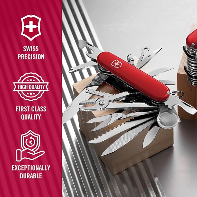 Victorinox Swiss Champ XXL 73 Function Large Pocket Knife Red