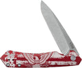 Case XX Kinzua 6776 Frame Lock Red Aluminum S35VN Stainless Steel Pocket Knife