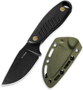 Kizer Hare Fixed Blade Knife with Sheath 3.14 D2 Steel Blade EDC Fixed Blade Hunting Knives with Black G10 Handle Small Bushcraft Survival Neck Knives Outdoor Camping Knife for Men Women 1077M1