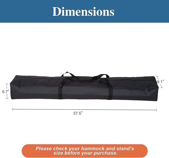 SUNCREAT Hammocks Portable Hammock with Stand 475lbs Capacity Hammock Storage Bag Heavy Duty Hammock Handbag