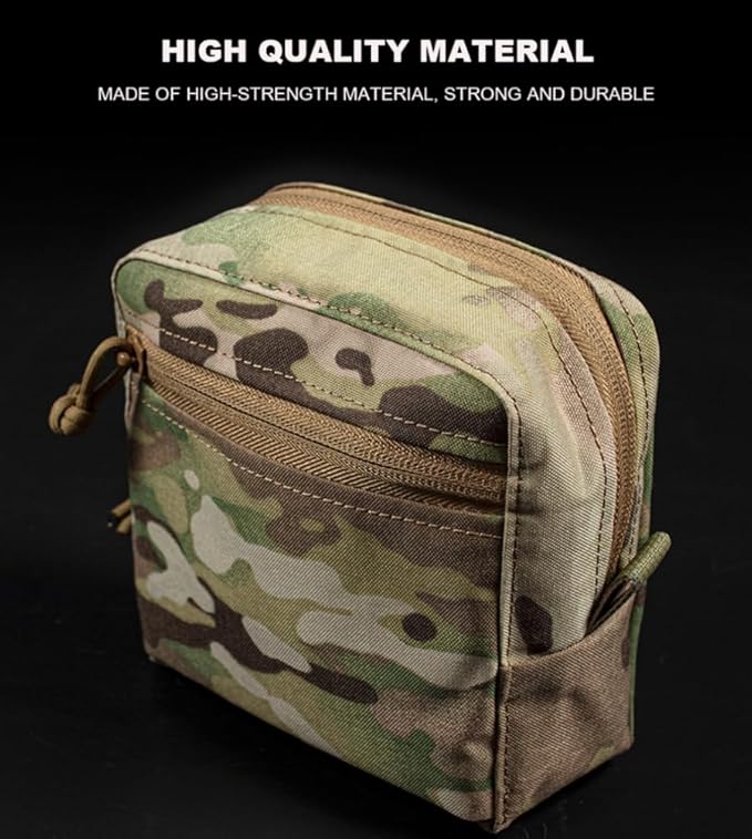 ACEXIER Tactical Molle GP Pouch 6×6 Zipper Chest Rig Hunting Vest Bag Military Belt Bags Airsoft Paintball Storage Tool Pack