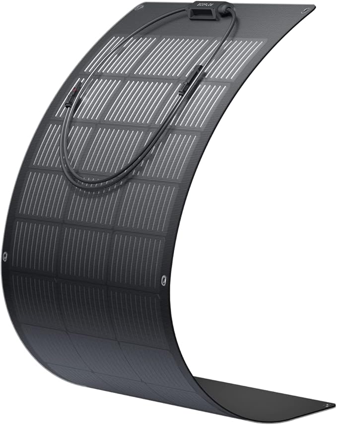 EF ECOFLOW 100W Flexible Solar Panel with High Efficiency Solar Modules IP68 Waterproofing Ideal for Off-Grid Solar Panel Kits PV Charging Power Kits &amp Ecosystem