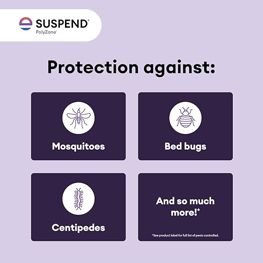 Suspend PolyZone Insecticide Concentrate 16 oz | Deltamethrin Insecticide for Long-Lasting Outdoor Perimeter Control | Ant Spider and Mosquito Spray | Long-Lasting