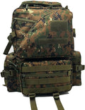 Tactical Backpack Military Molle Hiking 56-75L military fan outdoor hiking hiking bag tactical pack jungle digital camouflage
