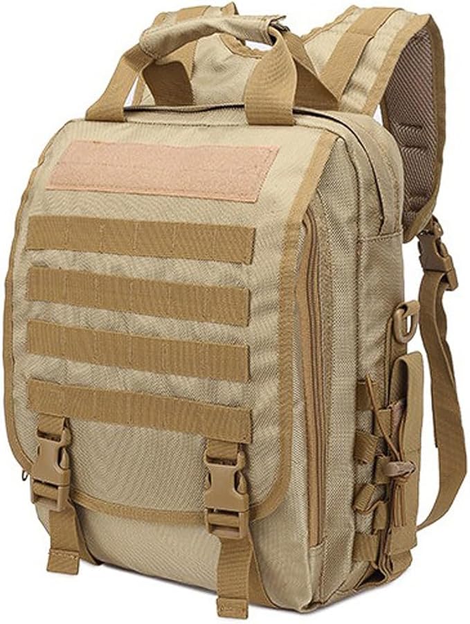 Military Tactical Backpack Army 3 Day Assault Pack Molle Bug out Bag Backpacks Computer Package For Men (Mud)