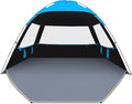 Venustas Beach Tent Sun Shelter for 3/4/6/8 Person UPF 50+ UV Protection Beach Canopy Lightweight and Easy Setup Cabana Portable Shade Tent