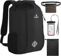 Dry Bag Backpack 20L Dry Bag Waterproof with Waist Pouch and Phone CaseRoll top Dry bag for kayakingMarine dry bag for Kayaking Beach Rafting Boating Hiking Camping and Fishing