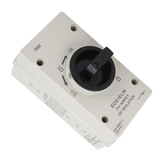 1000V 32A IP66 PV DC Isolator Switch Solar Disconnect Switch for Solar Power System RV Photovoltaic Switch