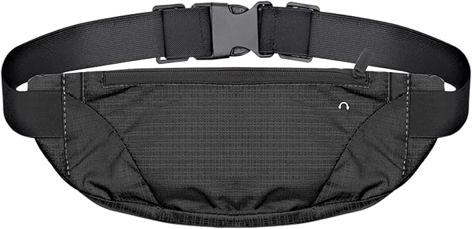 Running Waist Bags Breathable Multi-function Running Lightweight Waterproof Sports Phone Bag for Women Men(Black)