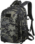 LINGYUE Tactical Backpack Bagpack Waterproof Hiking With USB Port 14 Laptop Compartment For Outdoor Camping Travel(E)