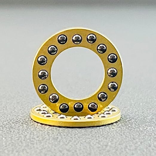 2-Piece Set Brass Cage Bearing with Outer Diameters 14.3MM