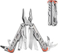 Multitool 15-in-1 Full-Size Lightweight EDC Multi-Purpose Pliers Multitools Camping Knives &amp Tools Tactical Outdoor Gear Mens Gifts Ideas Gifts for Hunters Men who have Everything (Gray)