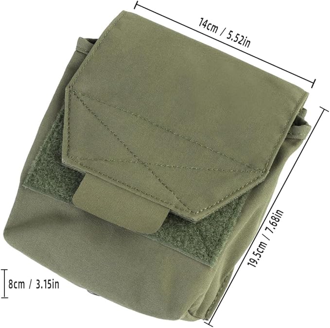 Tactical MOLLE 9MM/5.56 Mag PouchMultifunctional Groceries Pouch Military Utility Waist Bag Mobile Phone Fanny Pack for Vest Belt