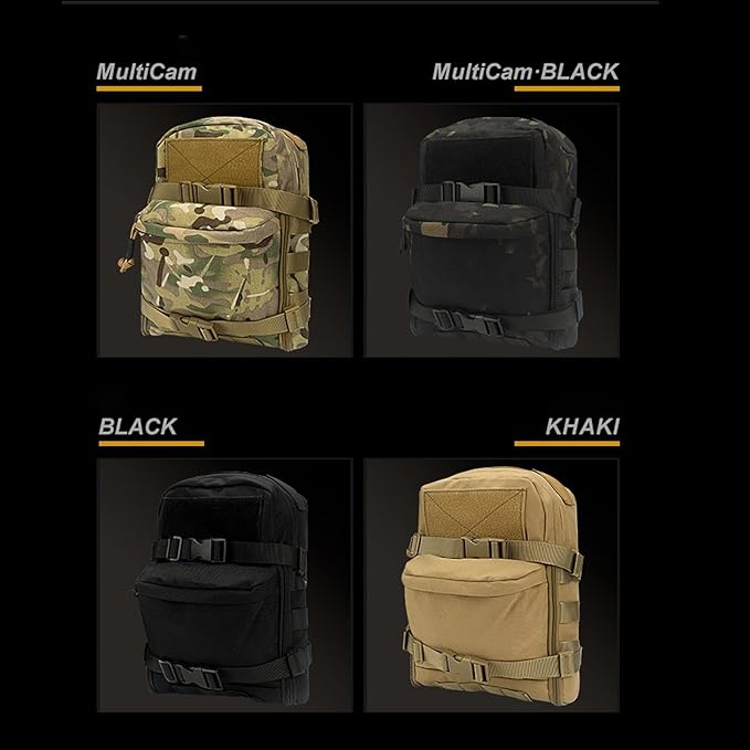 Tactical Small MOLLE Hydration Pack Lightweight Waterproof Outdoor Water Bladder Carrier Pack for Hunting Camping Cycling