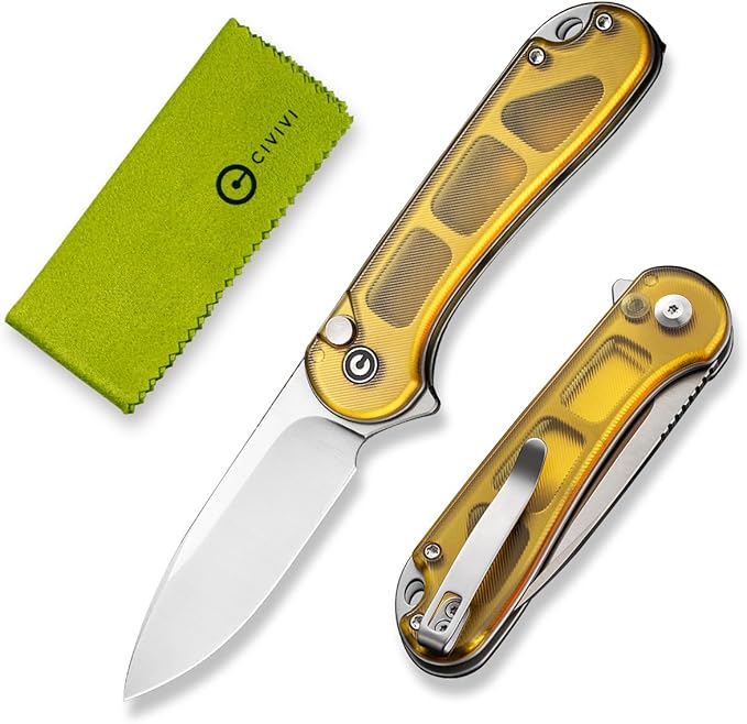 CIVIVI Elementum II Pocket Knife Utility Knife with 2.96 Nitro-V Blade Ultem Handle for Camping Fishing Hunting C18062P-7