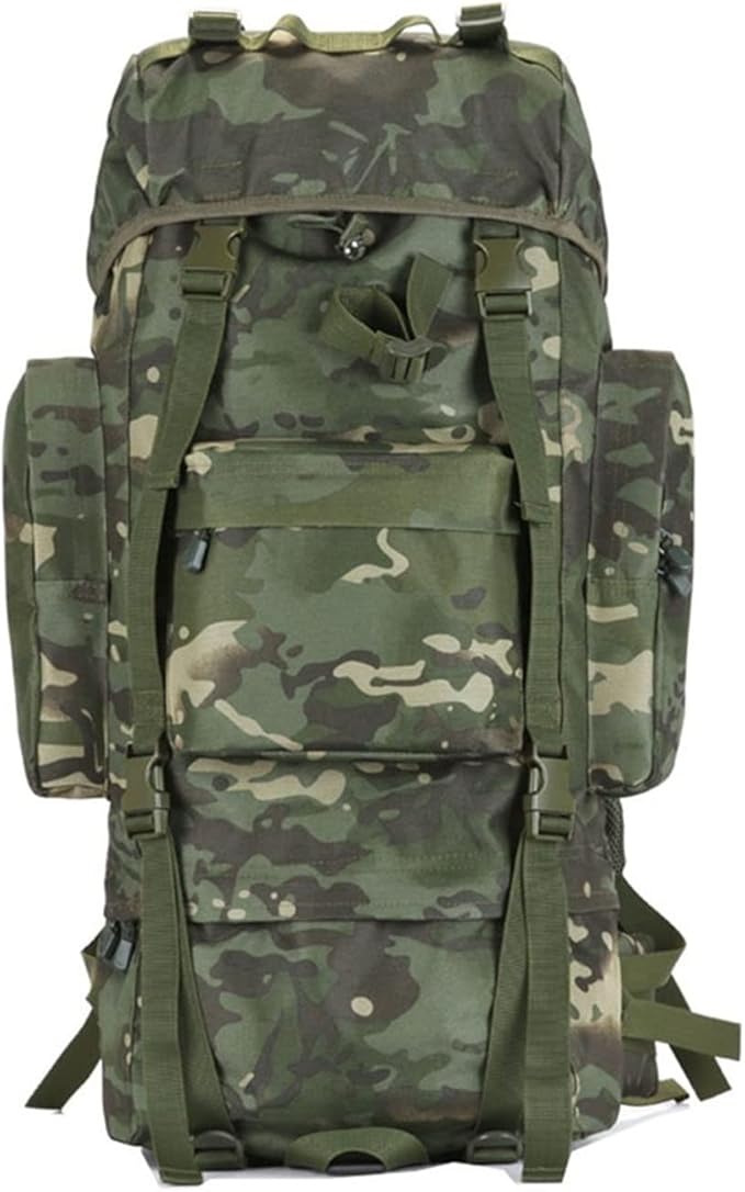 Backpacks - Sport Backpack 100L Outdoor Mountaineering Bag Men and Women Travel Bag Large Capacity Tactical Mountain Travel Rucksack (Color : C Size : 70L)