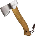 Prandi Segurin Carbon Steel Hatchet 0.88 lb - 11” Hickory Handle Camping Hatchet - Italian Crafted Bushcraft Tool for Outdoor Adventures