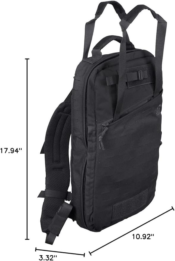 Tasmanian Tiger Medic Assault Tactical Medical Backpack MKII - Lightweight MOLLE System Organization for First Aid Survival Black - One Size