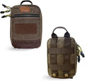 Roaring Fire Smolder Waxed Canvas Organizer - Tactical Molle Admin Pouch EDC Tool Organizer with YKK Zippers Molle Organizer Pouch for Everyday Carry Tool for Outdoor Tactical Survival
