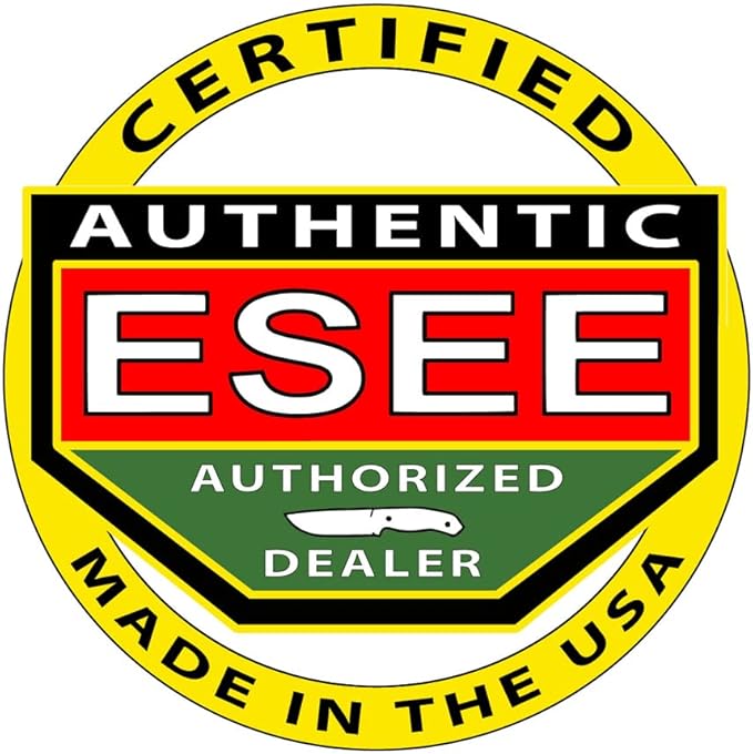 ESEE Knives Model 3P-B Fixed Blade Knife Black Molded Polymer Sheath Ambidextrous Belt Clip Plate