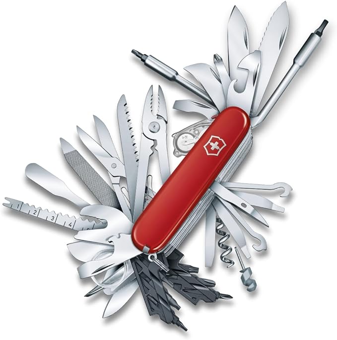 Victorinox Swiss Champ XXL 73 Function Large Pocket Knife Red