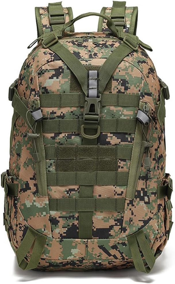 Military Tactical Backpack Large Military Pack Army 3 Day Assault Pack Molle Bag Rucksack Assault Bag (Jungle Digital)
