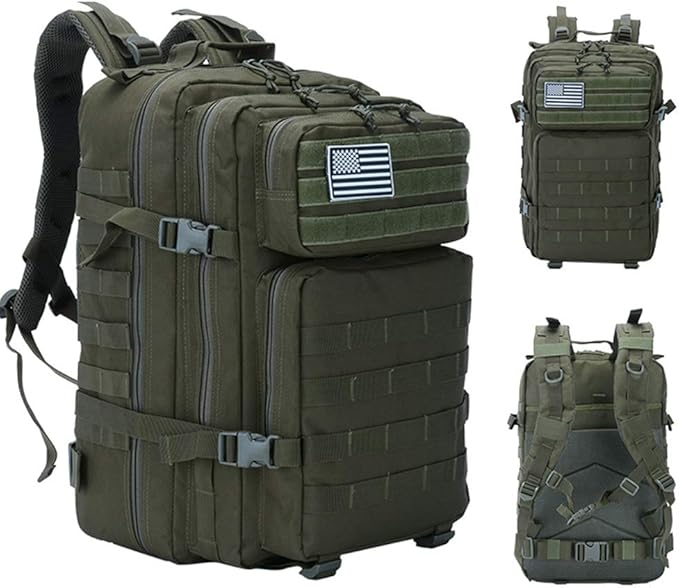 45L Military Backpack Tactica Rucksack Outdoor Assault Pack Hiking Travel Rucksacks
