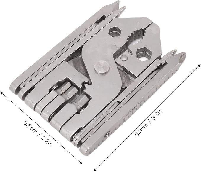 Pocket Multitool 420 Cast Steel Pocket Pliers Convenient Folding Mini Multitool Pliers for Heavy Duty Use