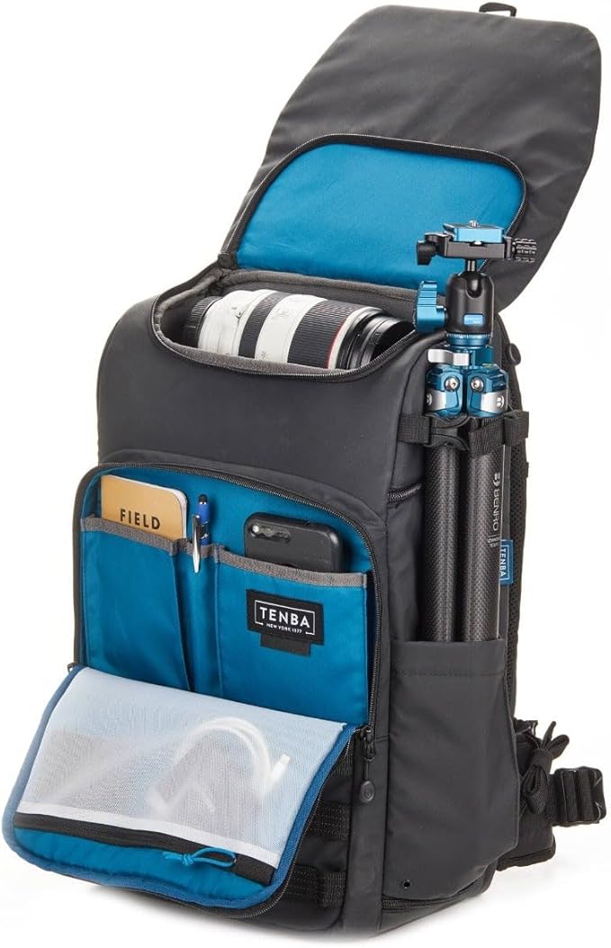 Tenba Axis v2 20L LT Camera Backpack for DSLR and Mirrorless cameras and lenses plus a 16-inch laptop – Black (637-766)