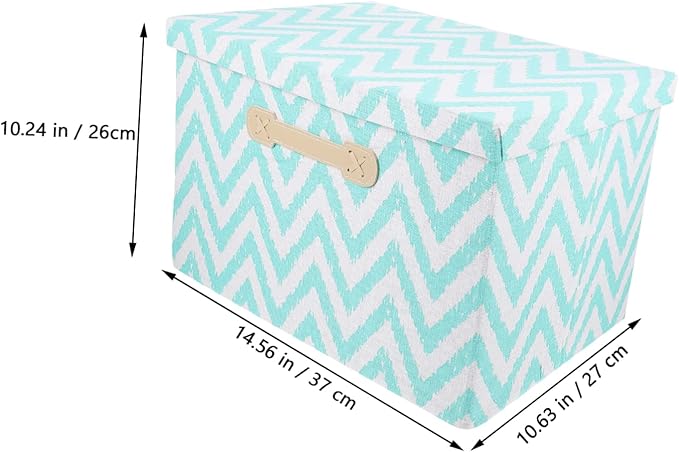 STOBAZA 1pc Square Storage Organizer Fabric Cube Box Collapsible for Clothes Home Use Toys Bags Space-saver
