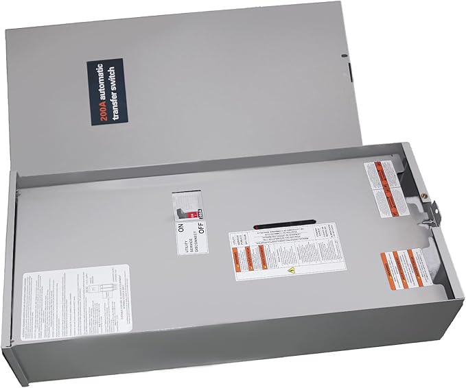 Generac 200 Amp Automatic Transfer Switch Replacement for RXSW200A3-120/240V 1-Phase with Power Management NEMA 3R Aluminum Enclosure for Indoor/Outdoor Use