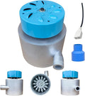 3000W Micro Hydroelectric Generator 110V-230V Portable Water Turbine Generator with Ballast and 110mm Inlet Fitting Water Turbine High Power Hydroelectric Generator for Home Outdoor3kw