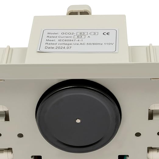 110V 63Amp 3P Dual Power Automatic Transfer Switch Dual Power Generator Changeover Switch Dual Powerful Transfer Switch 50HZ/60HZ