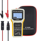 FrogBro Upgrade Solar Panel Tester Photovoltaic Multimeter Upgrade 1600W with Ultra Clear LCD Smart MPPT Open Circuit Voltage Troubleshooting Utility Tool for Solar PV Testing (LCD 1600W)