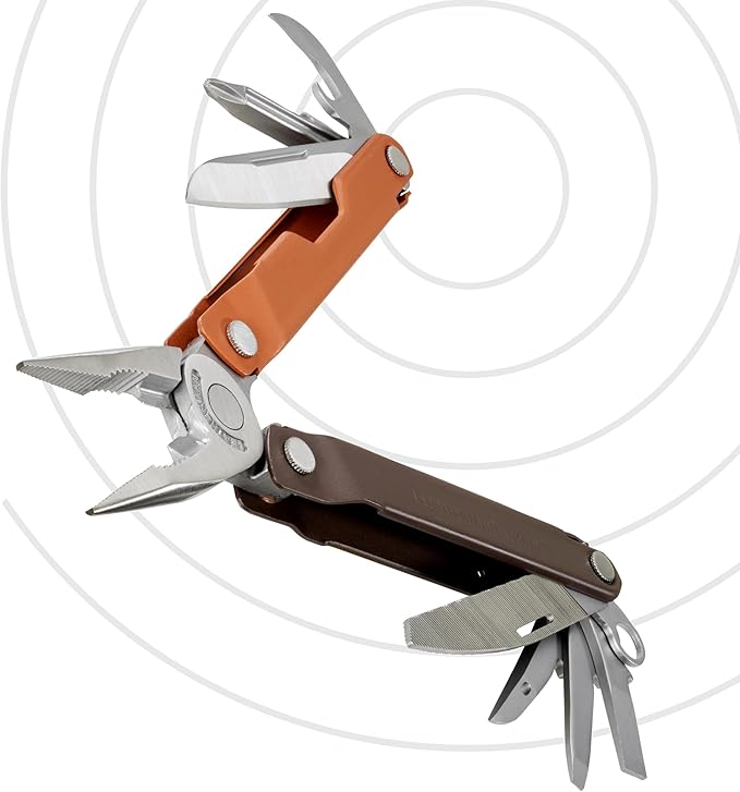 LEATHERMAN Bond 14-in-1 Lightweight Multi-tool for Camping Hiking &amp Everyday Carry (EDC) Made in USA Burnt Sienna