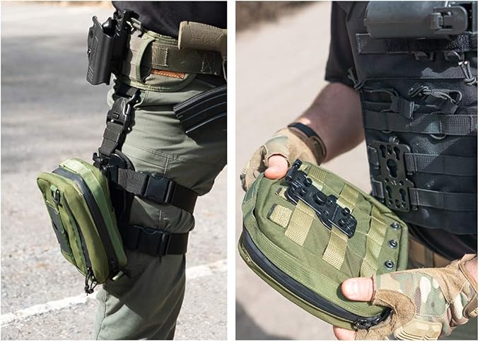 Orpaz MOLLE Attachments for MOLLE Pouch MOLLE Mag Pouch MOLLE Backpack and Other MOLLE Accessories