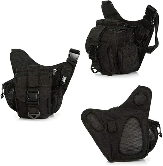 Sunnystacticalgear Outdoor Sports Hiking Sling Bag Shoulder Gear Pack Chest Range Bag Molle Camouflage Tactical Versipack - A-Tacs FG