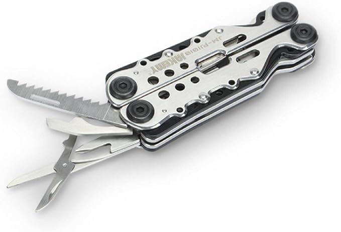 10-in-1 Multitool Pliers Multi-Tool Knife Wire Cutter Bottle Opener for Hiking Camping Survival Travel Fishing